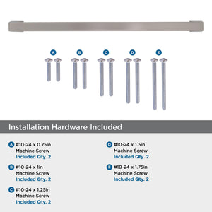 Amerock Appliance Pull Satin Nickel 12 inch (305 mm) Center to Center Blackrock 1 Pack Drawer Pull Drawer Handle Cabinet Hardware