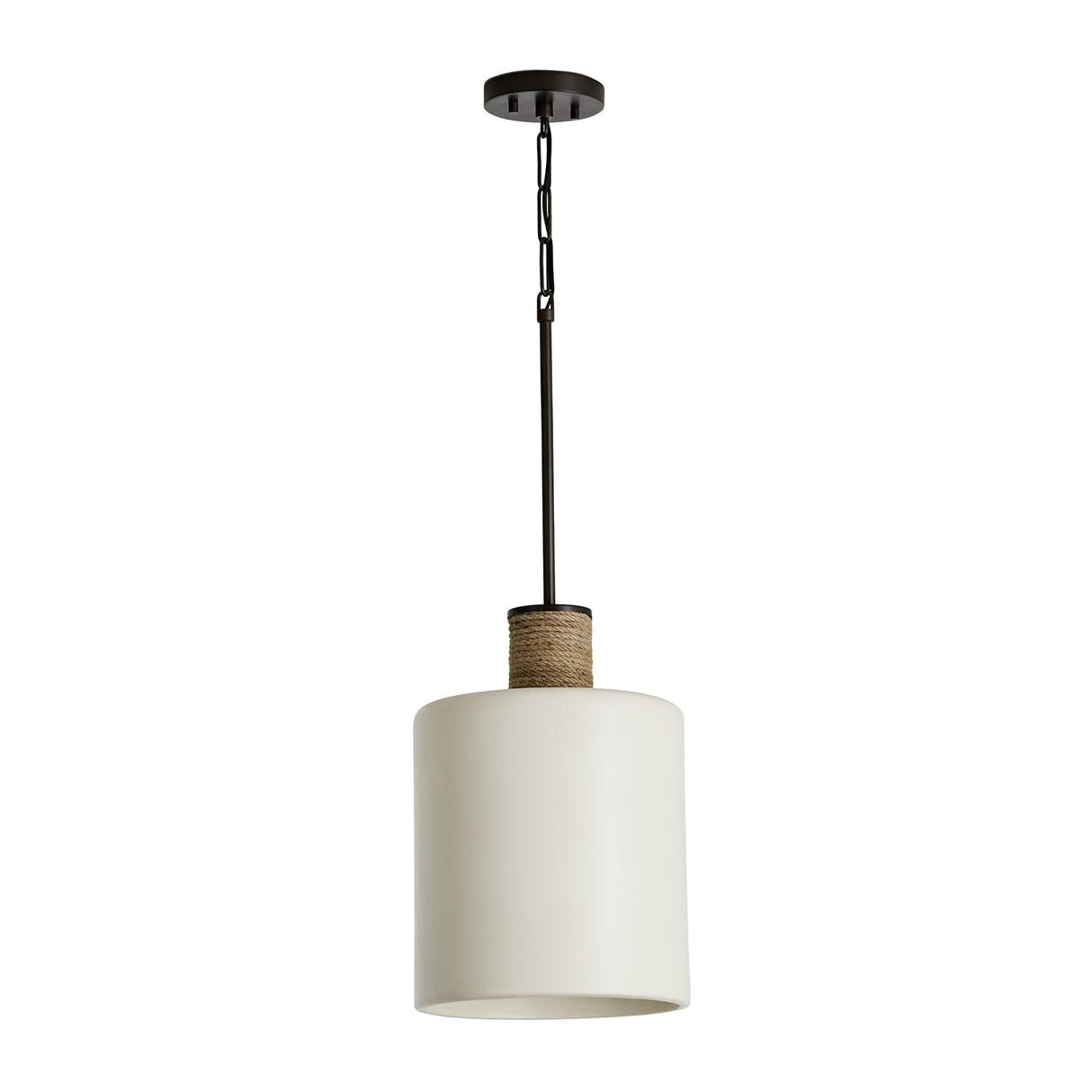 Capital Lighting 340611PW Destin 1 Light Pendant Dark Pewter