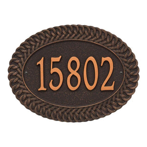 Whitehall 2140OB - Personalized Chartwell Plaque - Standard - Wall - 1 Line
