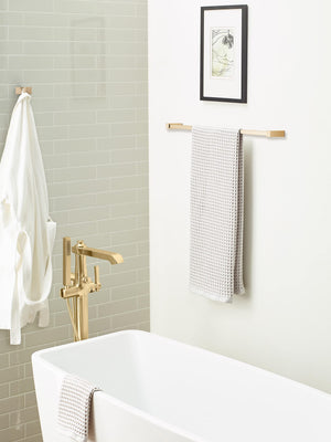 Amerock BH36084CZ Champagne Bronze Towel Bar 24 in (610 mm) Towel Rack Monument Bathroom Towel Holder Bathroom Hardware Bath Accessories