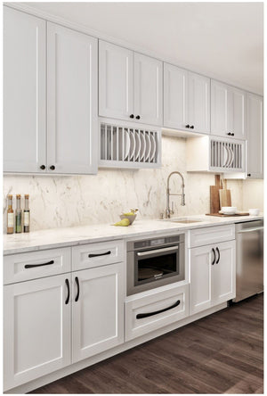 Jeffrey Alexander 678-18BG 18" Center-to-Center Brushed Gold Wheeler Appliance Handle