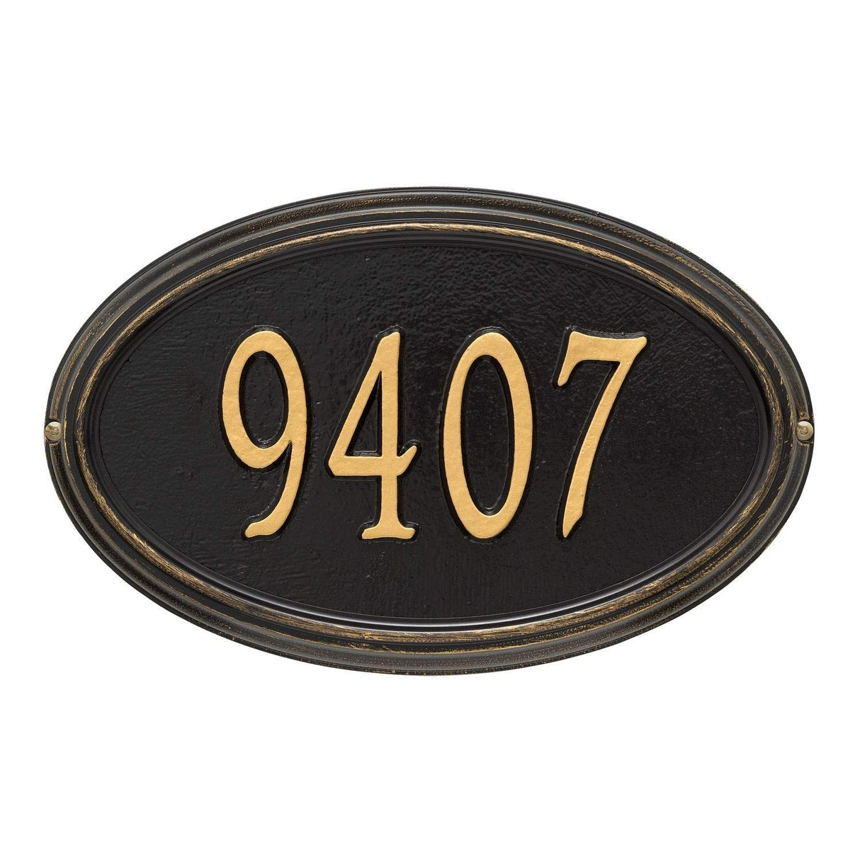 Whitehall 1298OG - Personalized Concord Oval Plaque - Standard -Wall - 1 Line