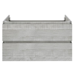 Fresca FCB31-3636ASH Fresca Formosa 70" Wall Hung Double Sink Modern Bathroom Cabinet in Ash