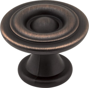 Elements 575PC 1-3/16" Diameter Polished Chrome Button Syracuse Cabinet Knob