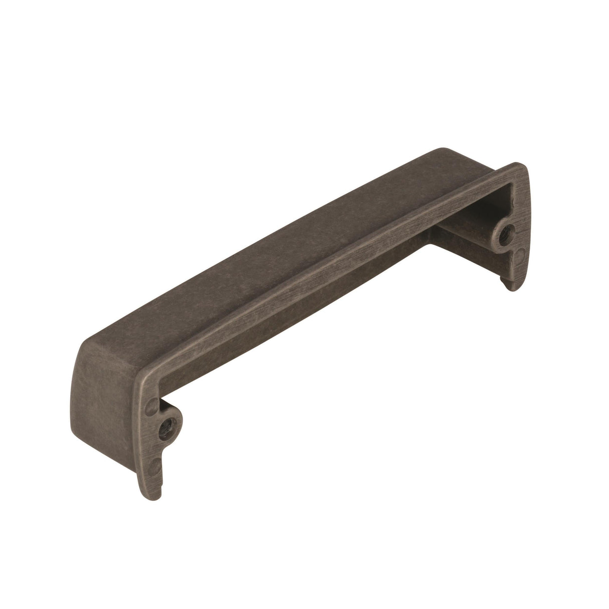 Amerock Cabinet Cup Pull Weathered Nickel 3-3/4 inch (96 mm) Center to Center Kane 1 Pack Drawer Pull Drawer Handle Cabinet Hardware
