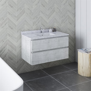 Fresca FCB3136RWH-CWH-U Modern Bathroom Vanity
