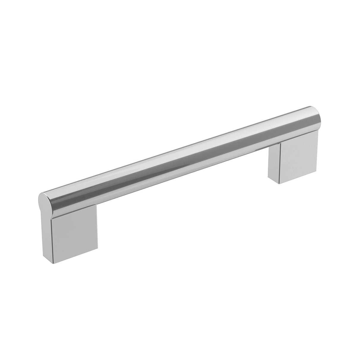 Amerock Cabinet Pull Polished Chrome 5-1/16 inch (128 mm) Center-to-Center Versa 1 Pack Drawer Pull Cabinet Handle Cabinet Hardware