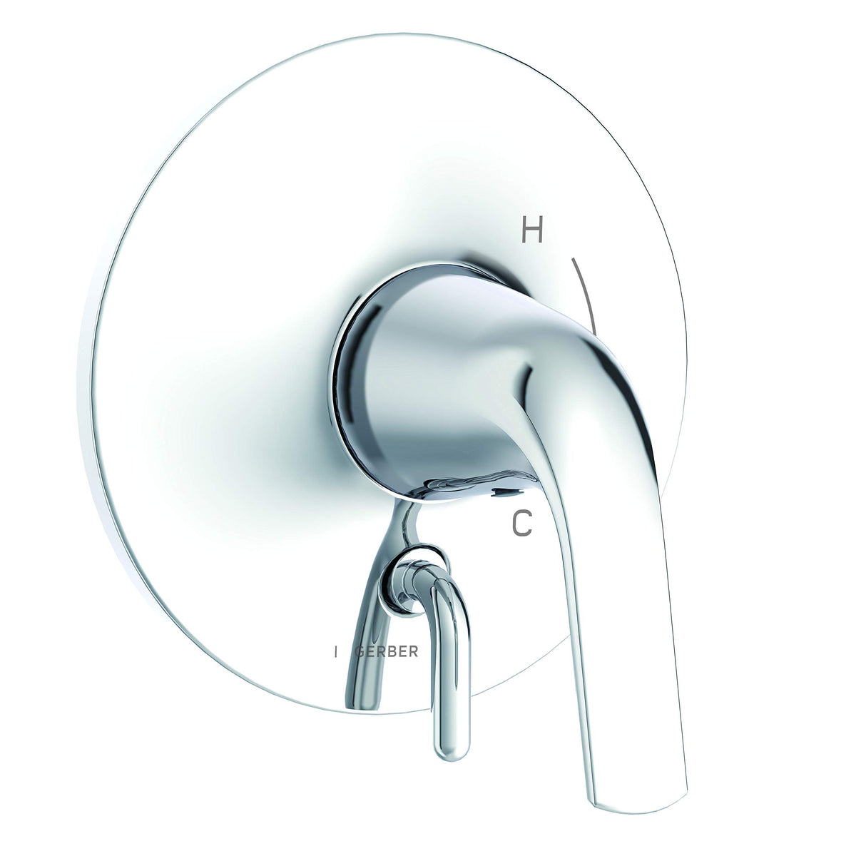 Gerber D500434TC Chrome Lemora Valve-only Trim Kit, Diverter On Valve