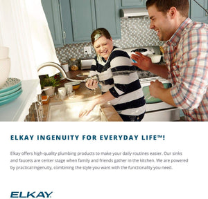 Elkay Lustertone LRADQ2521653 Single Bowl Top Mount Stainless Steel ADA Sink