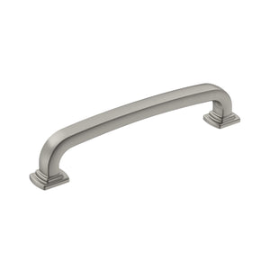 Amerock Cabinet Pull Satin Nickel 5-1/16 inch (128 mm) Center-to-Center Surpass 1 Pack Drawer Pull Cabinet Handle Cabinet Hardware