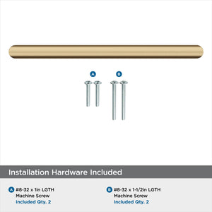 Amerock Cabinet Pull Champagne Bronze 6-5/16 in (160 mm) Center-to-Center Drawer Pull Revolve Kitchen and Bath Hardware Furniture Hardware