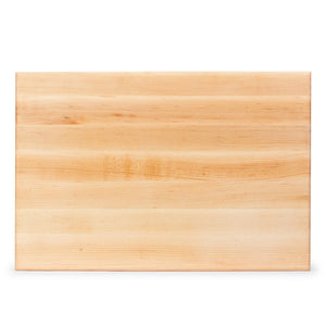John Boos RA01 Maple Wood Cutting Board for Kitchen Prep 18 Inches x 12 Inches, 2.25 Thick Reversible End Grain Rectangular Charcuterie Block 18X12X2.25 MPL-EDGE GR-REV-GRIPS-