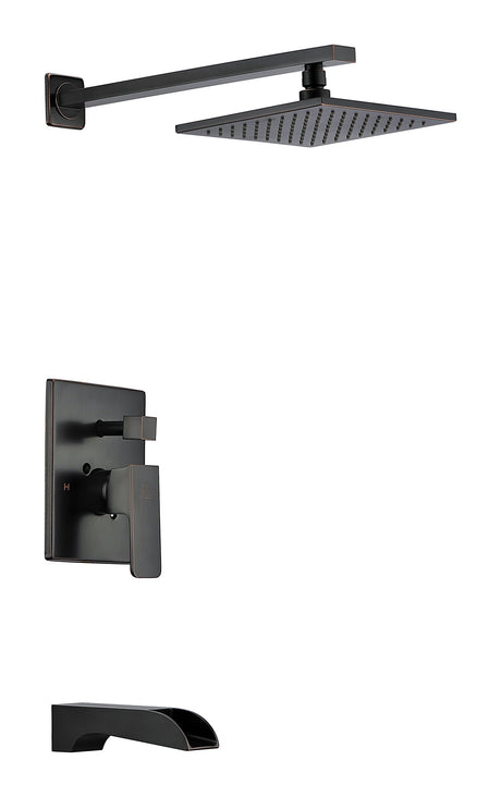 ANZZI SH-AZ039 Mezzo Series 1-Handle 1-Spray Tub and Shower Faucet in Oil Rubbed Bronze