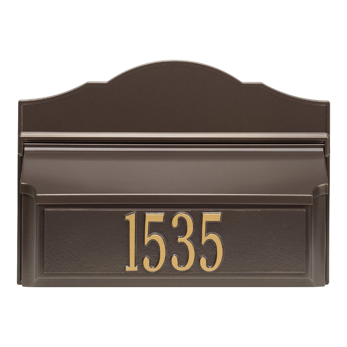 Whitehall 11255 - Colonial Wall Mailbox Package #2 (Mailbox & Plaque)