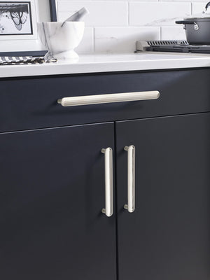 Amerock Cabinet Pull Polished Nickel 10-1/16 inch (256 mm) Center to Center Concentric 1 Pack Drawer Pull Drawer Handle Cabinet Hardware