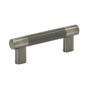 Amerock Kitchen Cabinet Pull Gunmetal 3 in & -3/4 in (76 mm & 96 mm) Center-to-Center Bronx 1 Pack Furniture Hardware Cabinet Handle Bathroom Drawer Pull