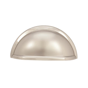 Amerock Cabinet Cup Pull Polished Nickel 3 inch (76 mm) Center to Center Cup Pulls 1 Pack Drawer Pull Drawer Handle Cabinet Hardware