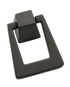 Amerock Cabinet Pendant Black Bronze 1-13/16 inch (46 mm) Length Blackrock 1 Pack Cabinet Knob Drawer Knob Cabinet Hardware