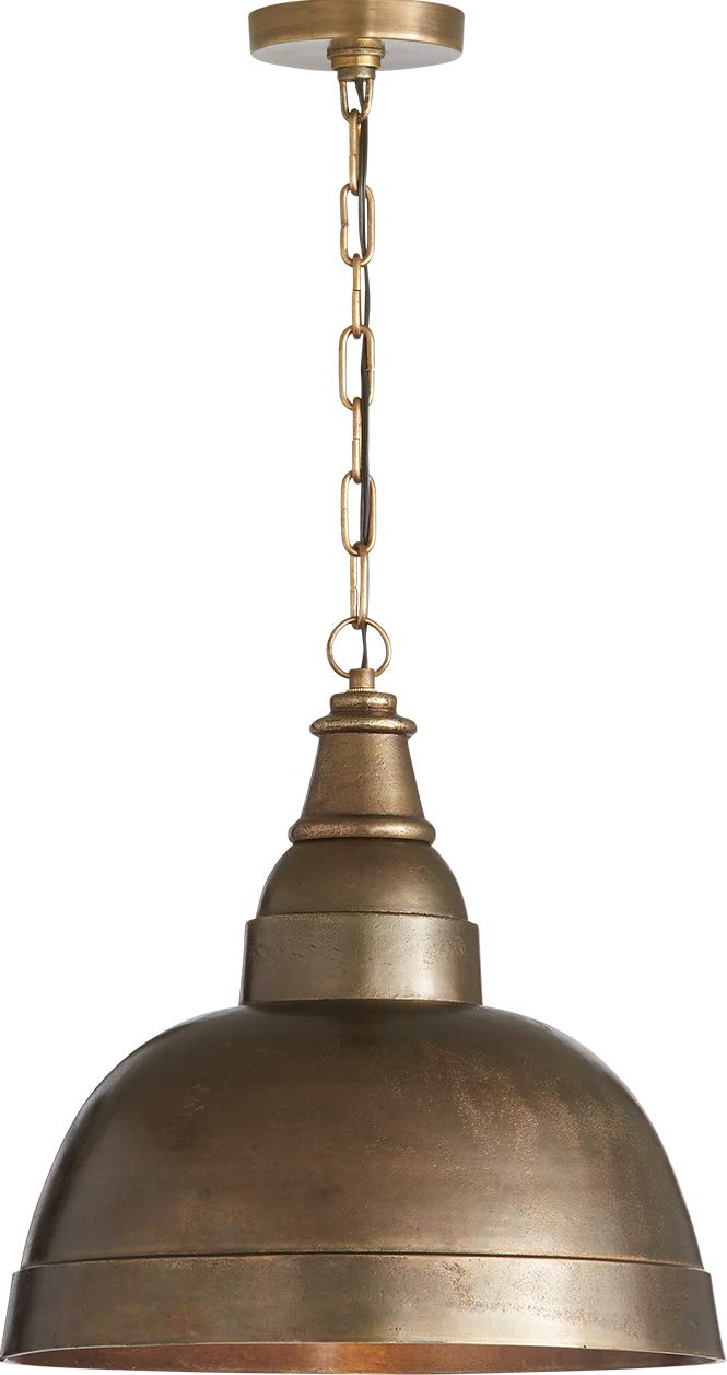 Capital Lighting 330313XB Sedona 1 Light Pendant Oxidized Brass