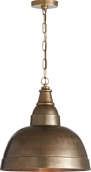 Capital Lighting 330313XB Sedona 1 Light Pendant Oxidized Brass