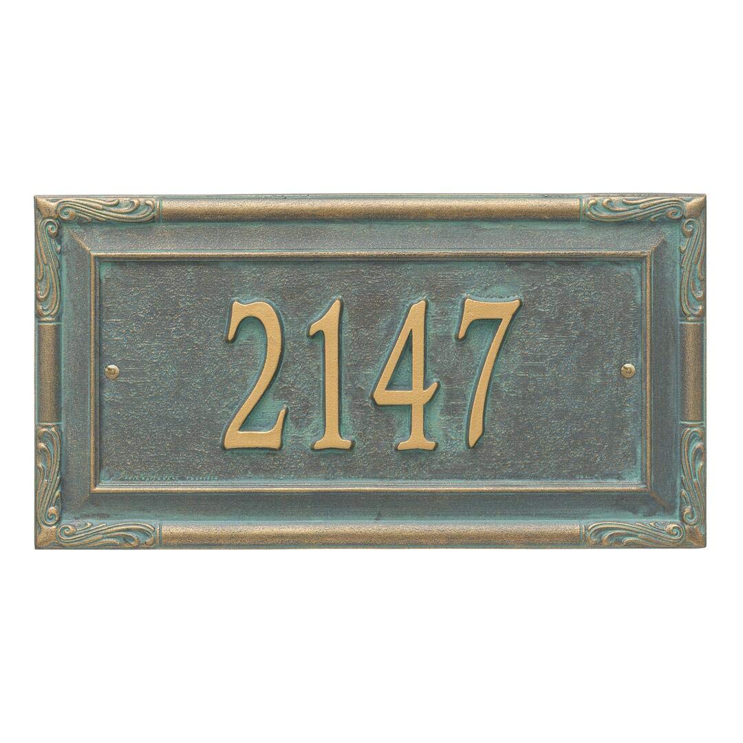 Whitehall 3286BV - Personalized Gardengate Plaque - Grande - Wall - 1 line
