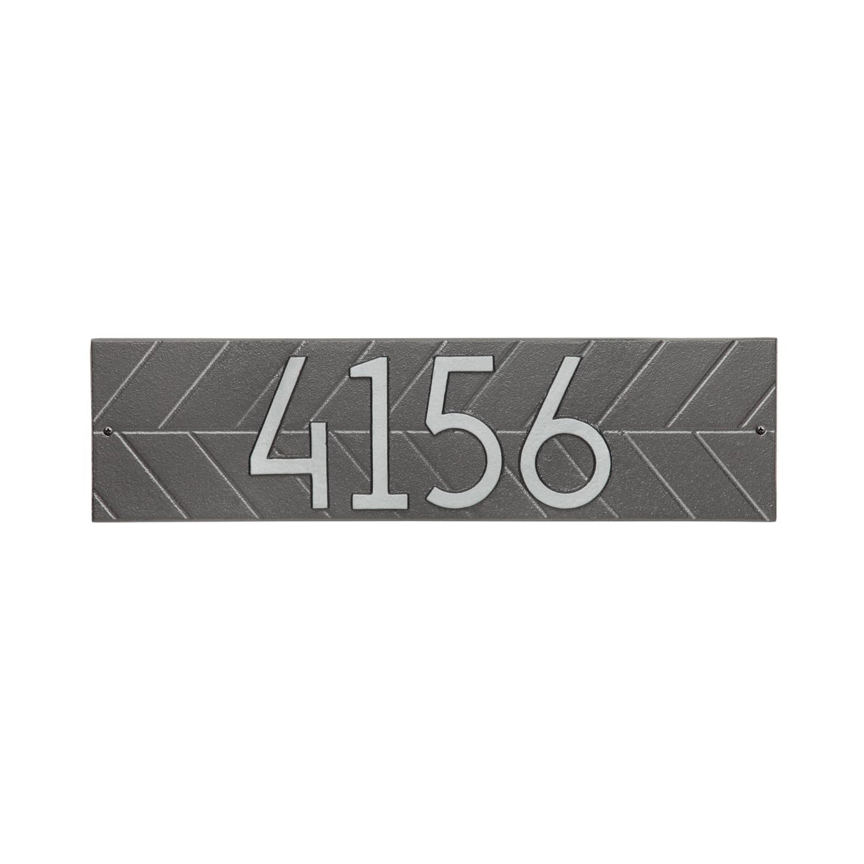 Whitehall 3902BW - Modern Herringbone Horizontal Plaque, Standard Wall 1-line