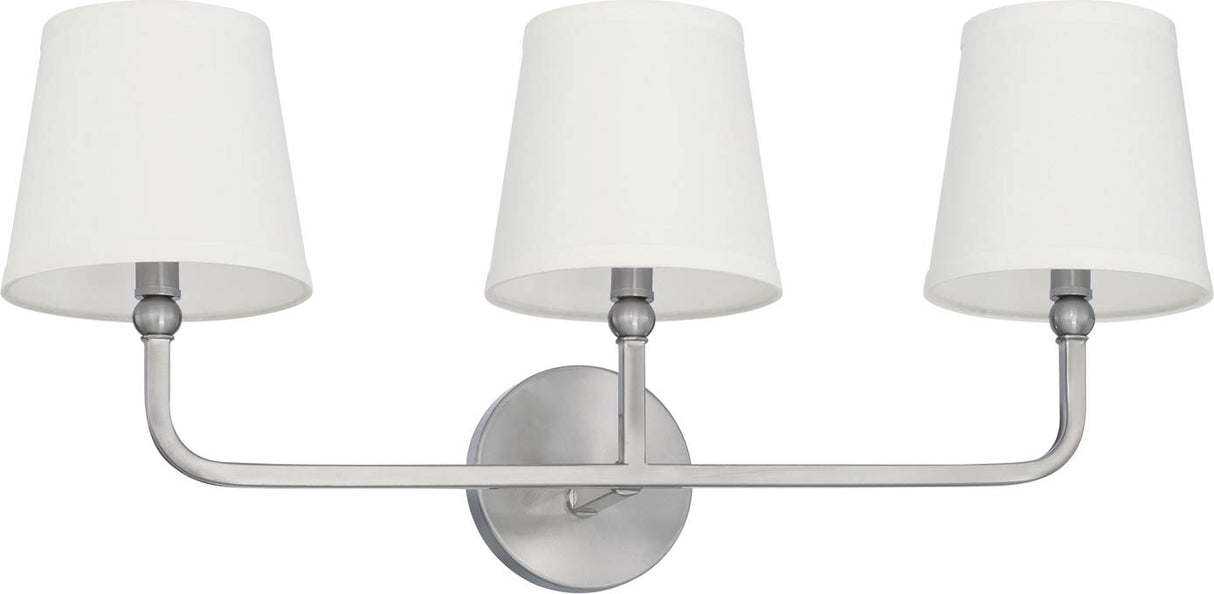 Capital Lighting 119331BN-674 Dawson 3 Light Vanity Brushed Nickel