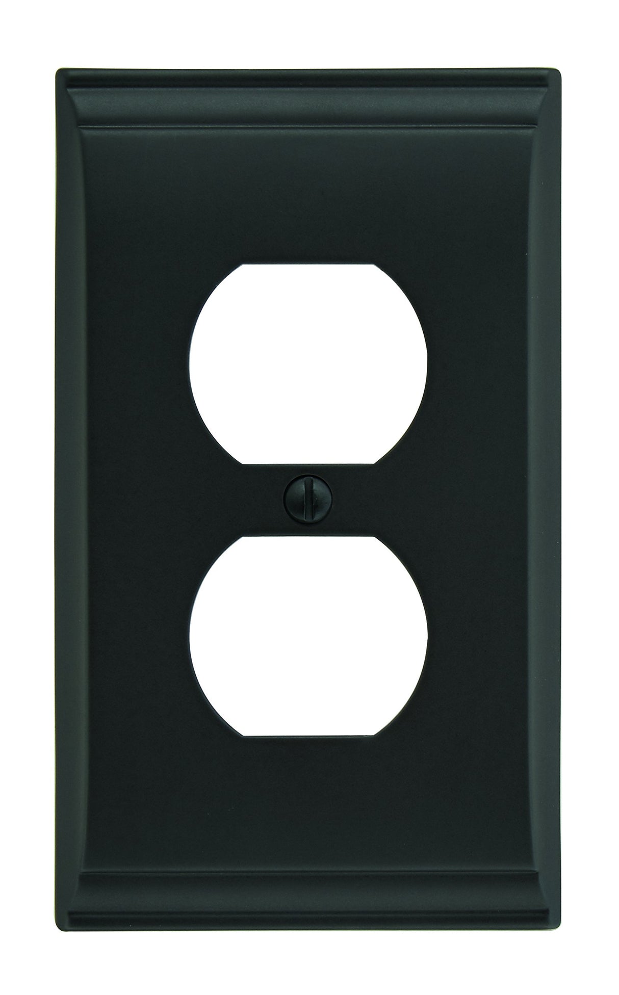 Amerock Wall Plate Black Bronze Duplex Outlet Cover Candler 1 Pack Electrical Outlet Cover