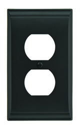 Amerock Wall Plate Black Bronze Duplex Outlet Cover Candler 1 Pack Electrical Outlet Cover