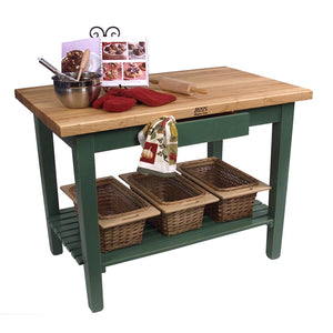 John Boos C3624-N Classic Country Kitchen Work Table, 36
