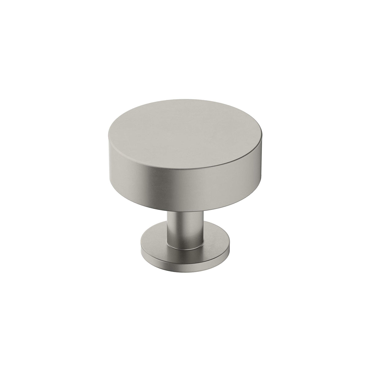 Amerock Cabinet Knob Satin Nickel 1-1/4 inch (32 mm) Diameter Radius 1 Pack Drawer Knob Cabinet Hardware