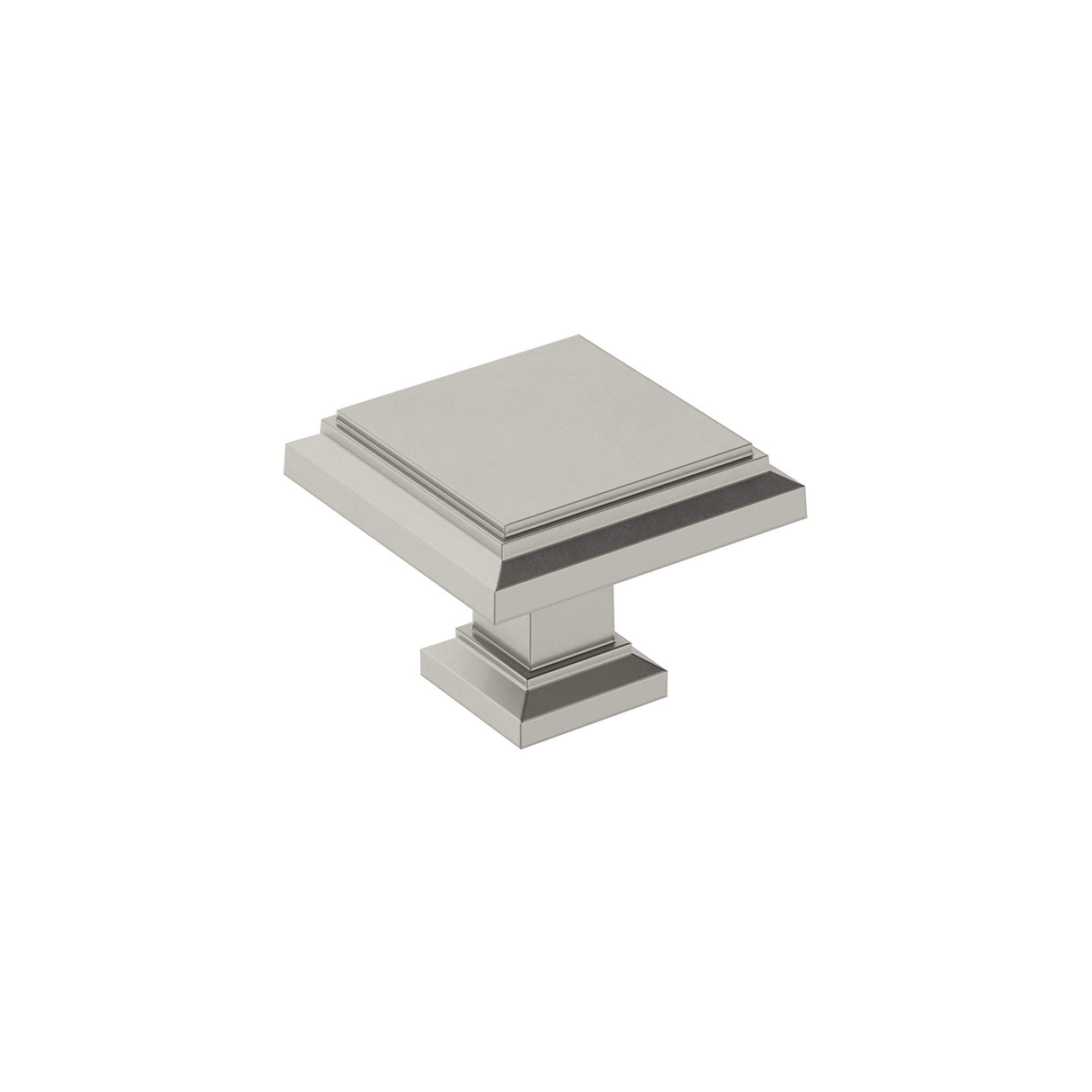 Amerock Cabinet Knob Satin Nickel 1-1/4 inch (32 mm) Length Appoint 1 Pack Drawer Knob Cabinet Hardware