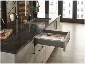 Jeffrey Alexander 259-128DBAC 128 mm Center-to-Center Brushed Oil Rubbed Bronze Lexa Cabinet Pull
