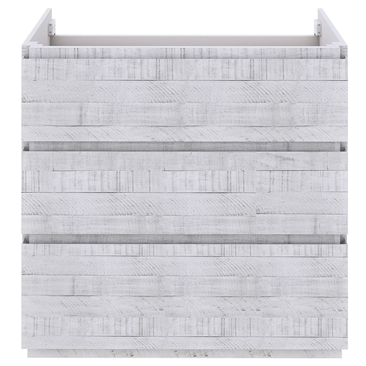 Fresca FCB3136RWH-FC Fresca Formosa 35" Floor Standing Modern Bathroom Cabinet in Rustic White