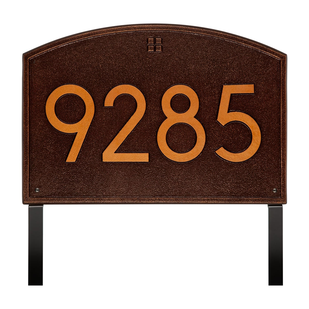 Whitehall 3908AC - Cape Charles Modern Font Plaque, Estate Lawn 1-line