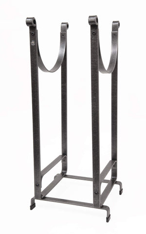 Enclume LR2N HS Sling Log Rack w/Newspaper Holder HS