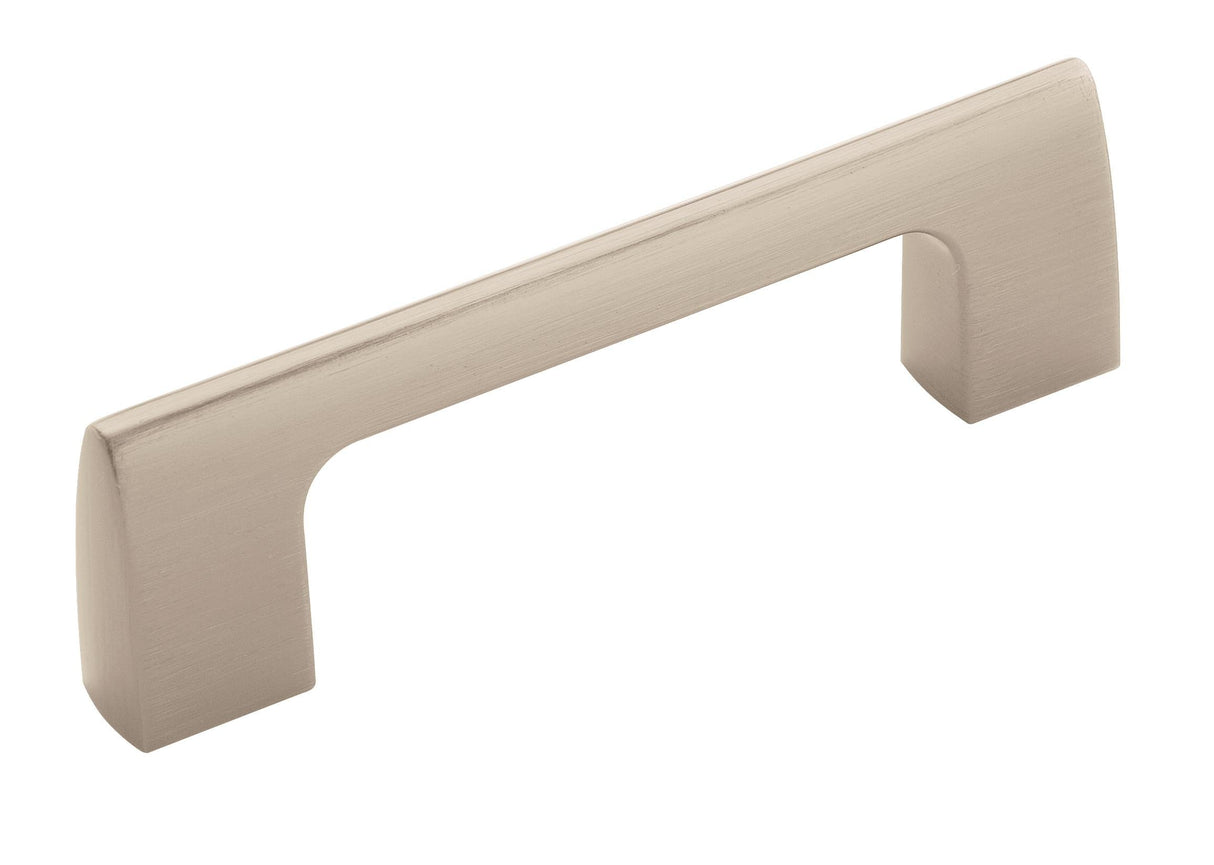 Amerock Cabinet Pull Satin Nickel 3 inch (76 mm) Center to Center Riva 1 Pack Drawer Pull Drawer Handle Cabinet Hardware