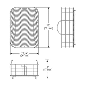 Elkay LKWRB1116SS Stainless Steel Rinsing Basket