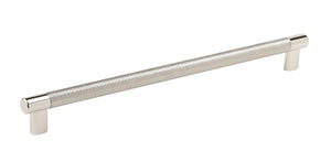 Amerock Cabinet Pull Polished Nickel/Stainless Steel 12-5/8 inch (320 mm) Center to Center Esquire 1 Pack Drawer Pull Drawer Handle Cabinet Hardware