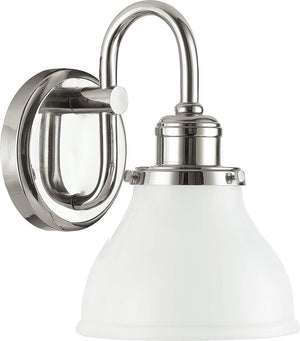 Capital Lighting 8301PN-128 Baxter 1 Light Sconce Polished Nickel