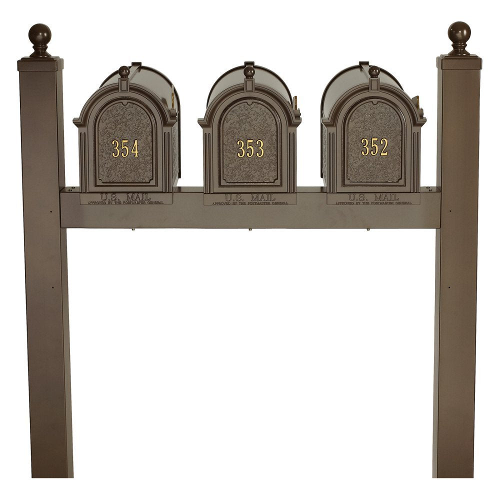 Whitehall 16520 - Multi Mailbox Triple Package - Bronze