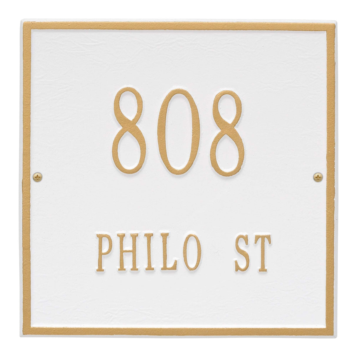 Whitehall 2111WG - Personalized Square Plaque - Standard - Wall - 2 line