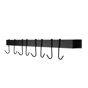 Enclume MPU-14O GY 32" Easy Mount Rack Utensil Bar w/ 8 Hooks GY