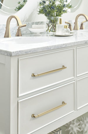 Amerock BP37401BBZ Golden Champagne Cabinet Pull 12-5/8 in (320 mm) Center-to-Center Cabinet Handle Stature Drawer Pull Kitchen Cabinet Handle Furniture Hardware