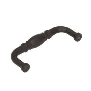 Amerock Cabinet Pull Matte Black 3 inch (76 mm) Center to Center Granby 1 Pack Drawer Pull Drawer Handle Cabinet Hardware