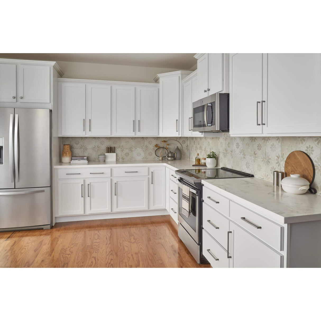 Elements 105-192SN 192 mm Center-to-Center Satin Nickel Gibson Cabinet Pull