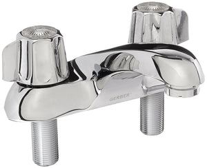 Gerber G0043431 Chrome Classics Two Handle Centerset Lavatory Faucet W/ META...