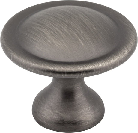 Elements 647DBAC 1-1/8" Diameter Brushed Oil Rubbed Bronze Button Watervale Cabinet Mushroom Knob