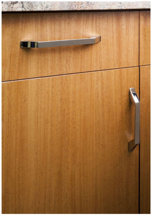 Jeffrey Alexander 798-160PC 160 mm Center-to-Center Polished Chrome Square Royce Cabinet Pull