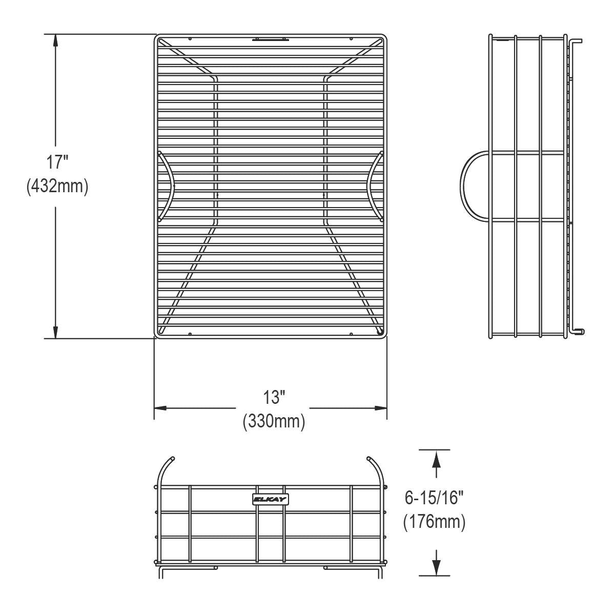 Elkay LKFRB1418SS Stainless Steel Rinsing Basket